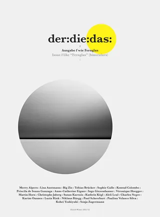 Cover der Zeitschrift der:die:das, Ausgabe f
