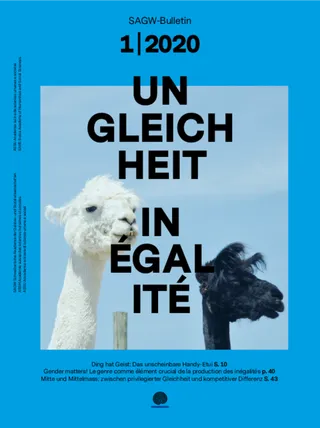 Cover des SAGW-Bulletins 1/2020 «Ungleichheit»
